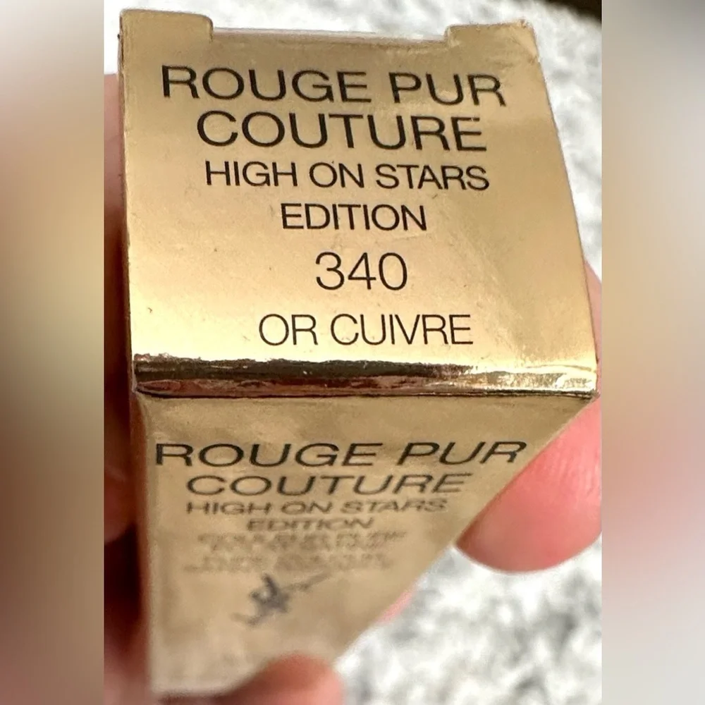 RARE YSL NWT Rouge Pur Couture 340 OR CUIVRE High on Stars Limited 3.8g